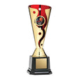 Cyclone Cup 1" Insert Holder on Black Square Base, Black 8"-D&G Trophies Inc.-D and G Trophies Inc.