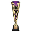 XL Cyclone Cup 2" Insert Holder on Black Square Base, Gold-D&G Trophies Inc.-D and G Trophies Inc.