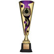 XL Cyclone Cup 2" Insert Holder on Black Square Base, Gold-D&G Trophies Inc.-D and G Trophies Inc.