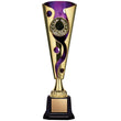 XL Cyclone Cup 2" Insert Holder on Black Square Base, Gold-D&G Trophies Inc.-D and G Trophies Inc.